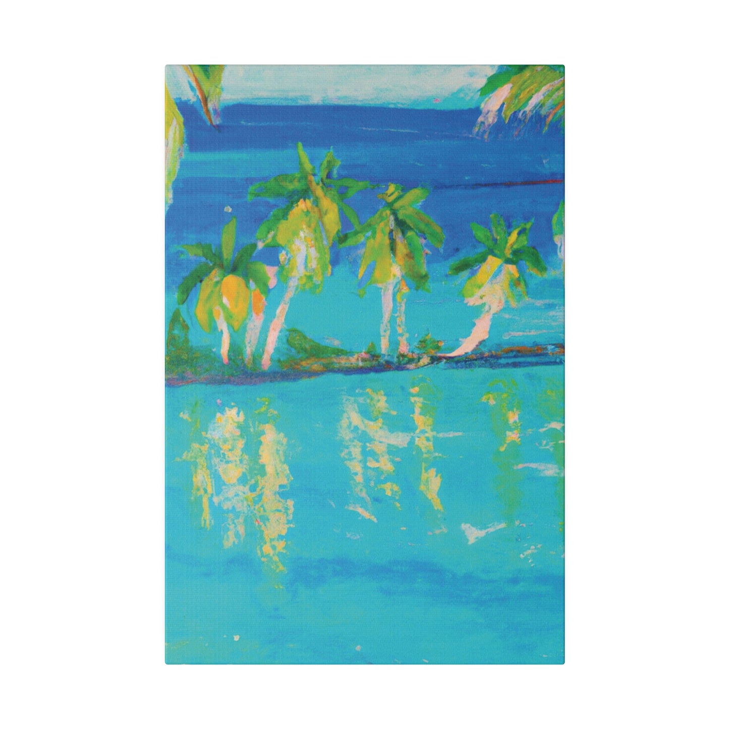 8637V - Bahamas Ocean Painting Print | Bahamas | Ocean | Beach | Poster | Home Decor | Wall Art | Canvas