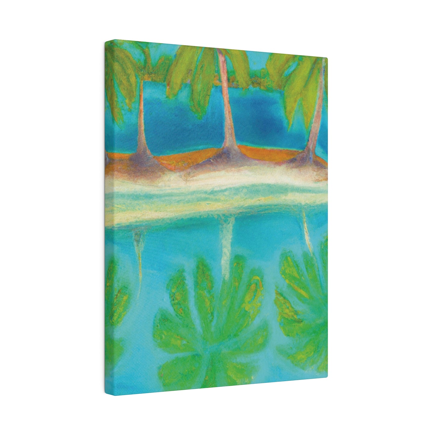 3294K - Bahamas Ocean Painting Print | Bahamas | Ocean | Beach | Poster | Home Decor | Wall Art | Canvas