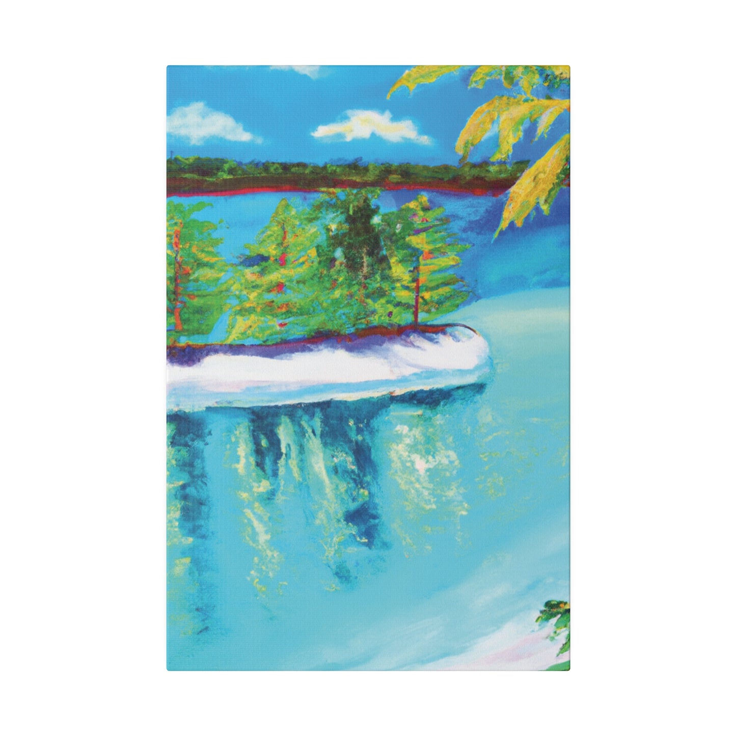 7186C - Bahamas Ocean Painting Print | Bahamas | Ocean | Beach | Poster | Home Decor | Wall Art | Canvas