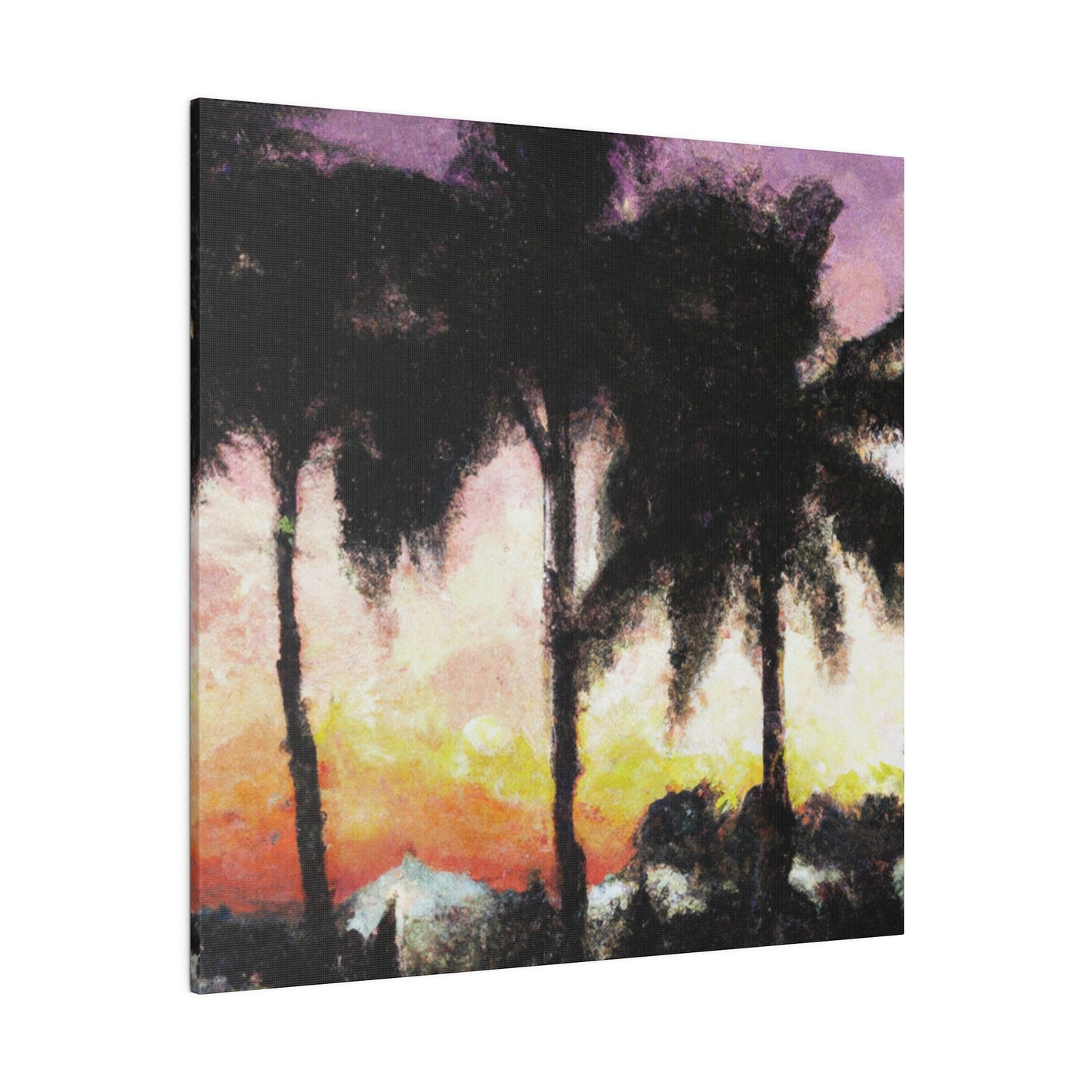 8185A - Miami Beach Sunset Painting Print | Miami | Beach | Sunset | Poster | Home Decor | Wall Art | Canvas