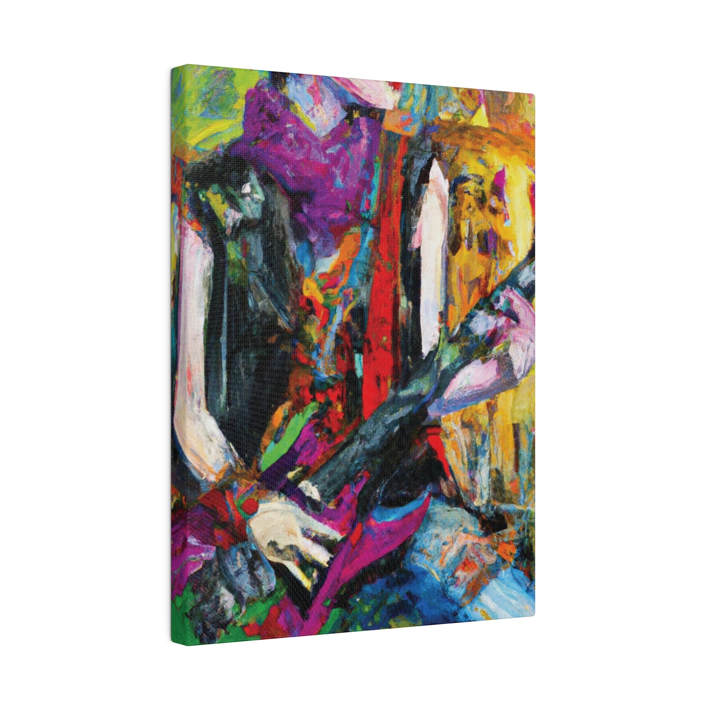 3088A - Rockstar Oil Painting Style Print | Poster | Home Decor | Wall Art | Music Art | Canvas