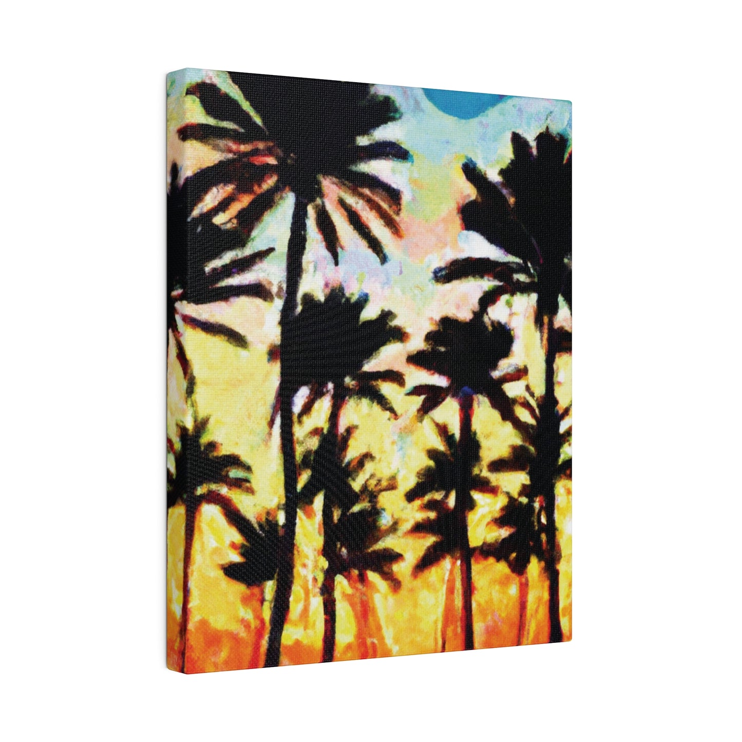 4555V - Miami Beach Sunset Painting Print | Miami | Beach | Sunset | Poster | Home Decor | Wall Art | Canvas