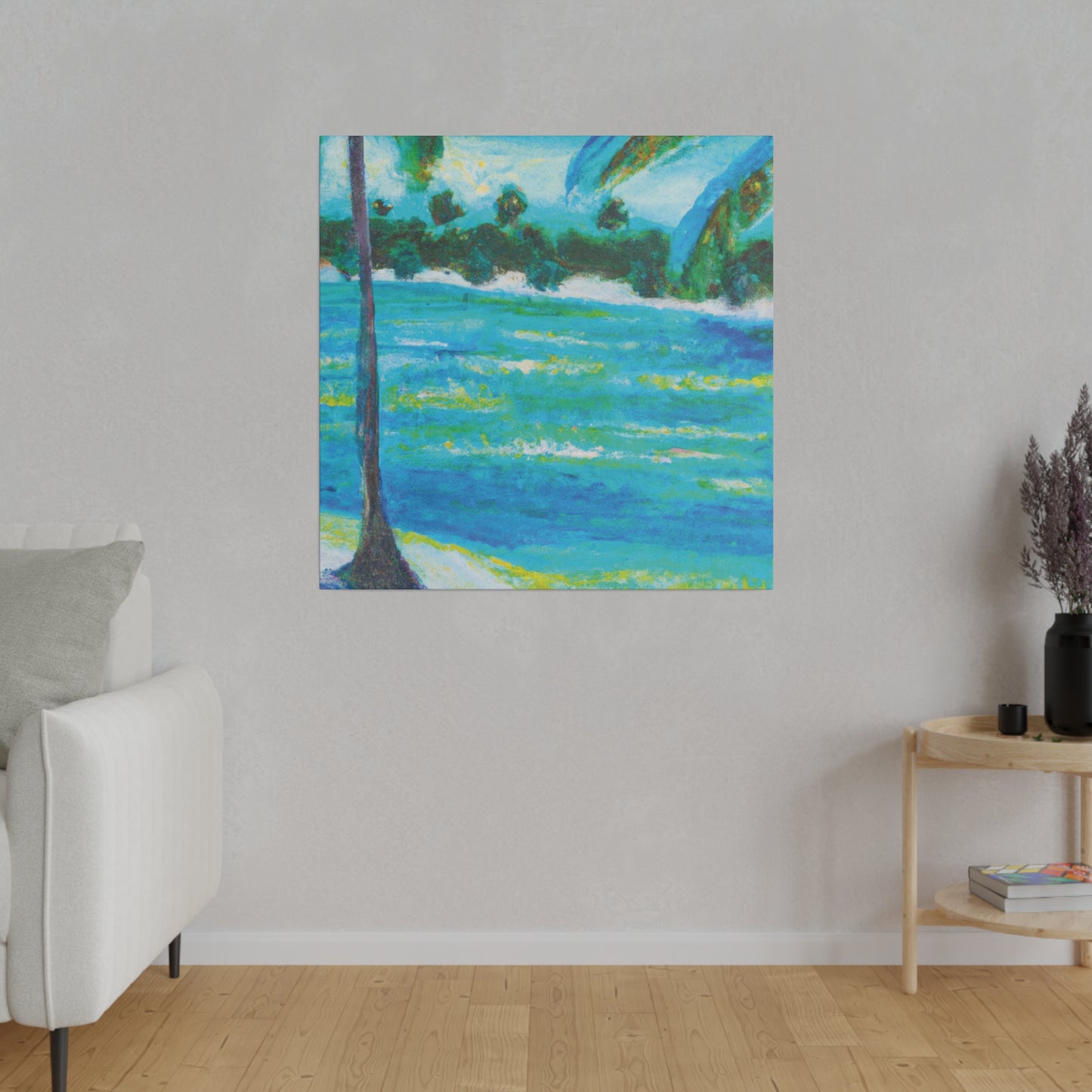 5874R - Bahamas Ocean Painting Print | Bahamas | Ocean | Beach | Poster | Home Decor | Wall Art | Canvas