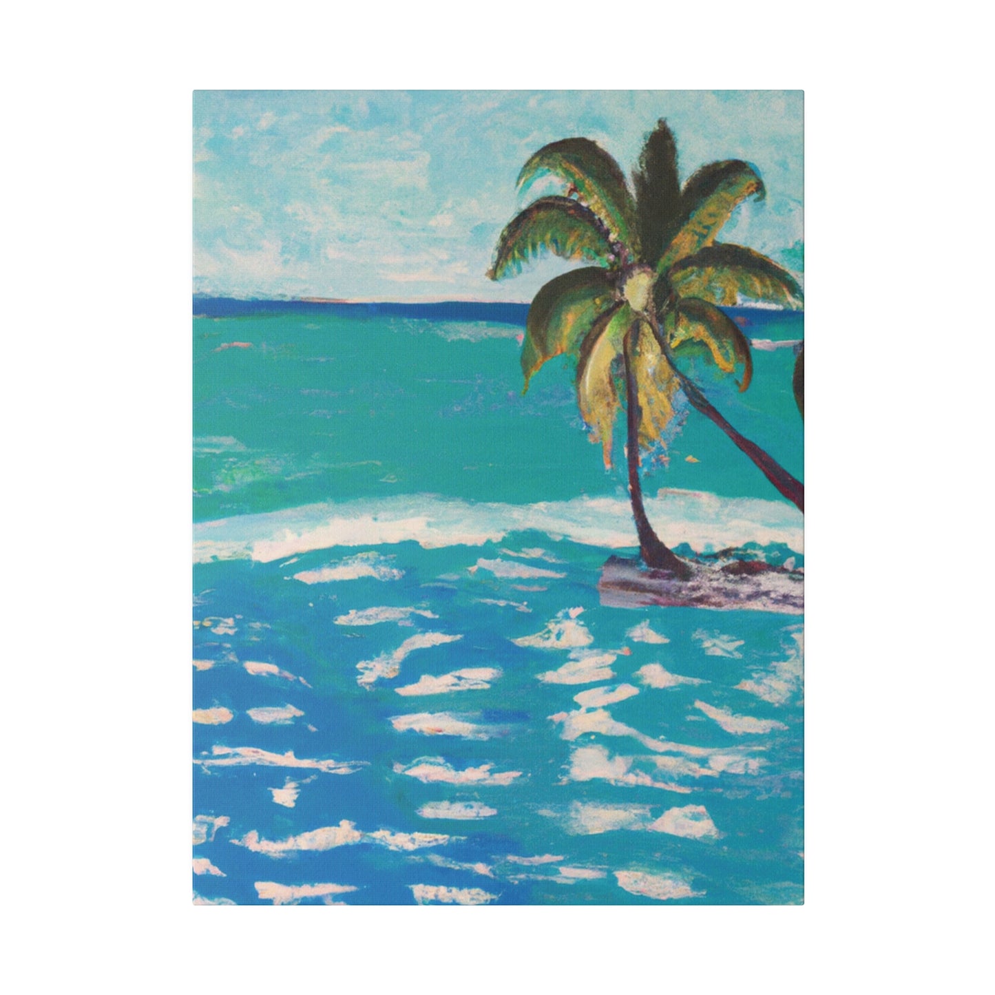 4081V - Bahamas Ocean Painting Print | Bahamas | Ocean | Beach | Poster | Home Decor | Wall Art | Canvas