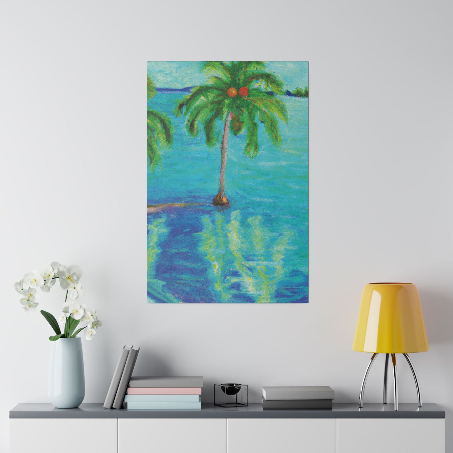 7998G - Bahamas Ocean Painting Print | Bahamas | Ocean | Beach | Poster | Home Decor | Wall Art | Canvas