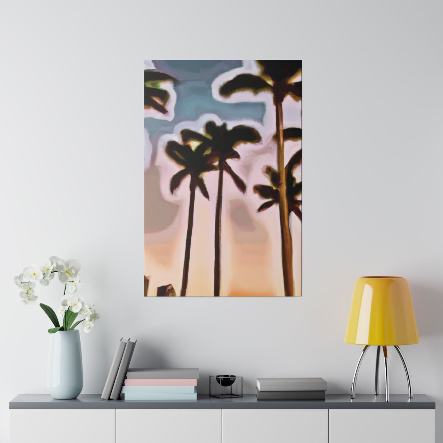 4828Q - Miami Beach Sunset Painting Print | Miami | Beach | Sunset | Poster | Home Decor | Wall Art | Canvas