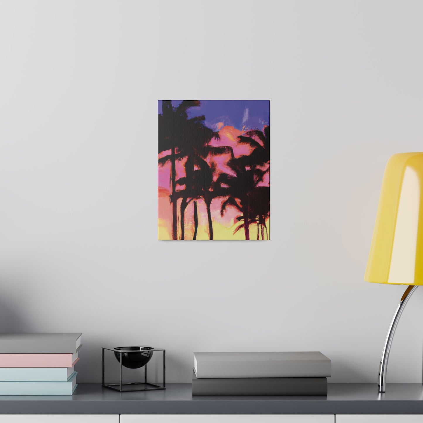 9365H - Miami Beach Sunset Painting Print | Miami | Beach | Sunset | Poster | Home Decor | Wall Art | Canvas