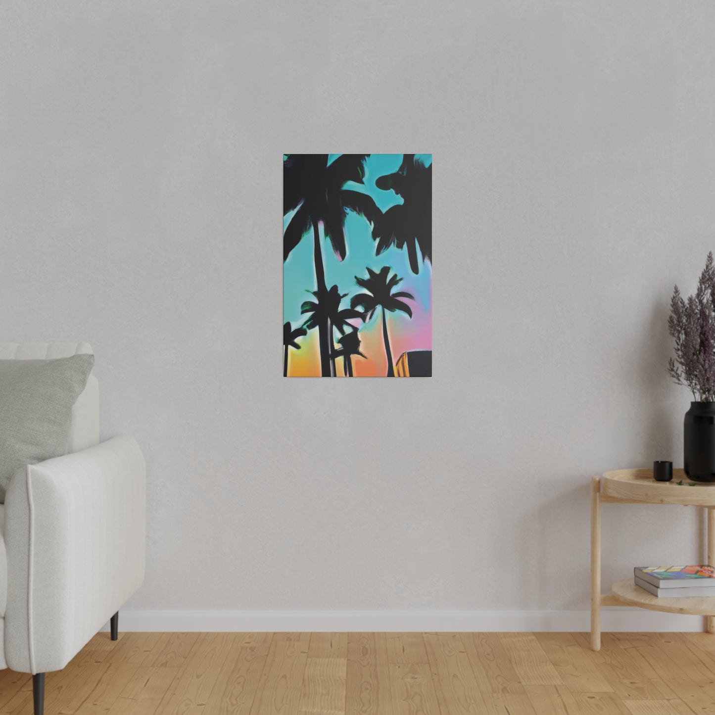 5491X - Miami Beach Sunset Painting Print | Miami | Beach | Sunset | Poster | Home Decor | Wall Art | Canvas