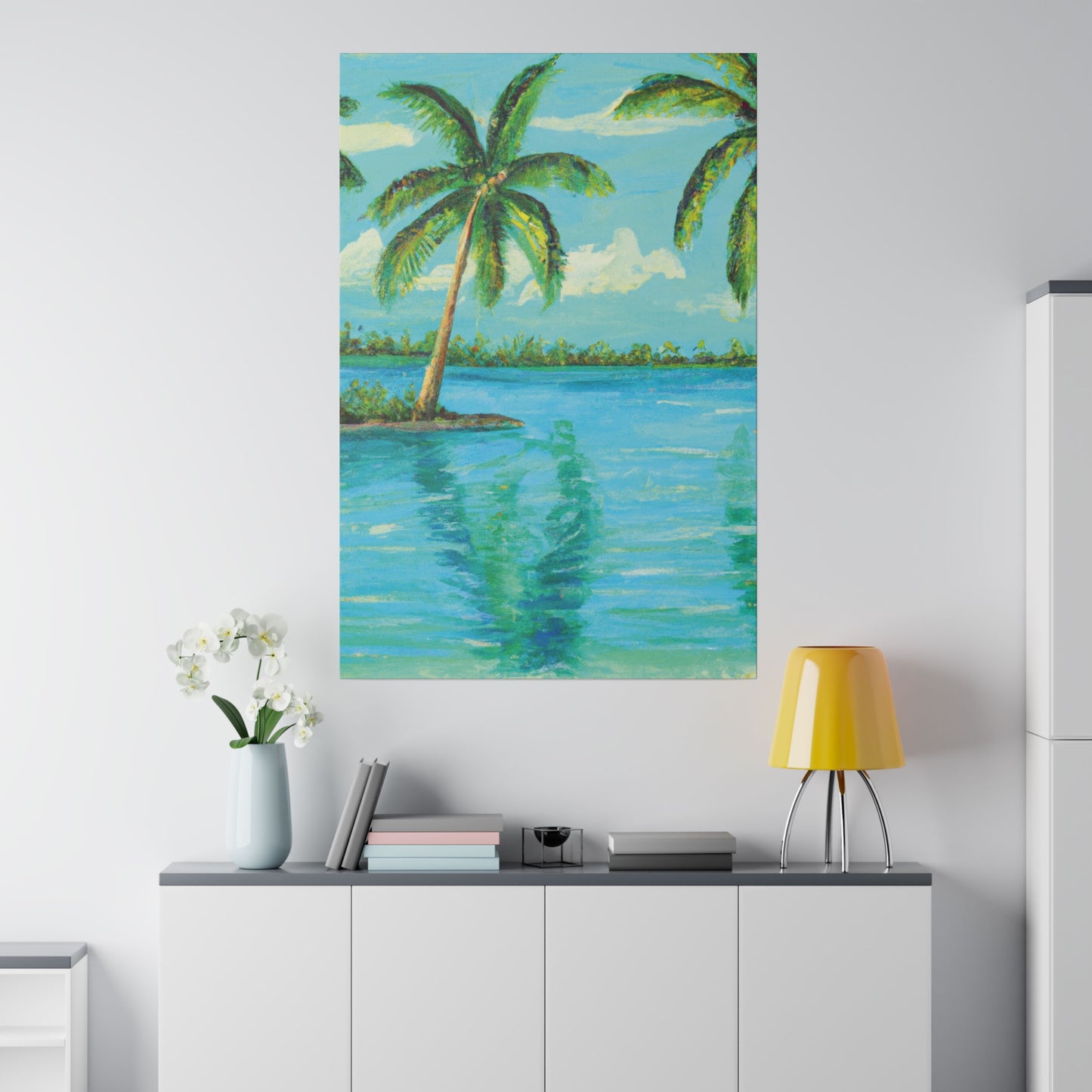 8276T - Bahamas Ocean Painting Print | Bahamas | Ocean | Beach | Poster | Home Decor | Wall Art | Canvas