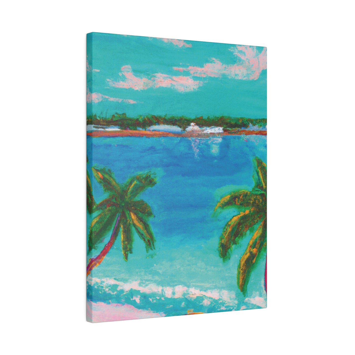 6836G - Bahamas Ocean Painting Print | Bahamas | Ocean | Beach | Poster | Home Decor | Wall Art | Canvas