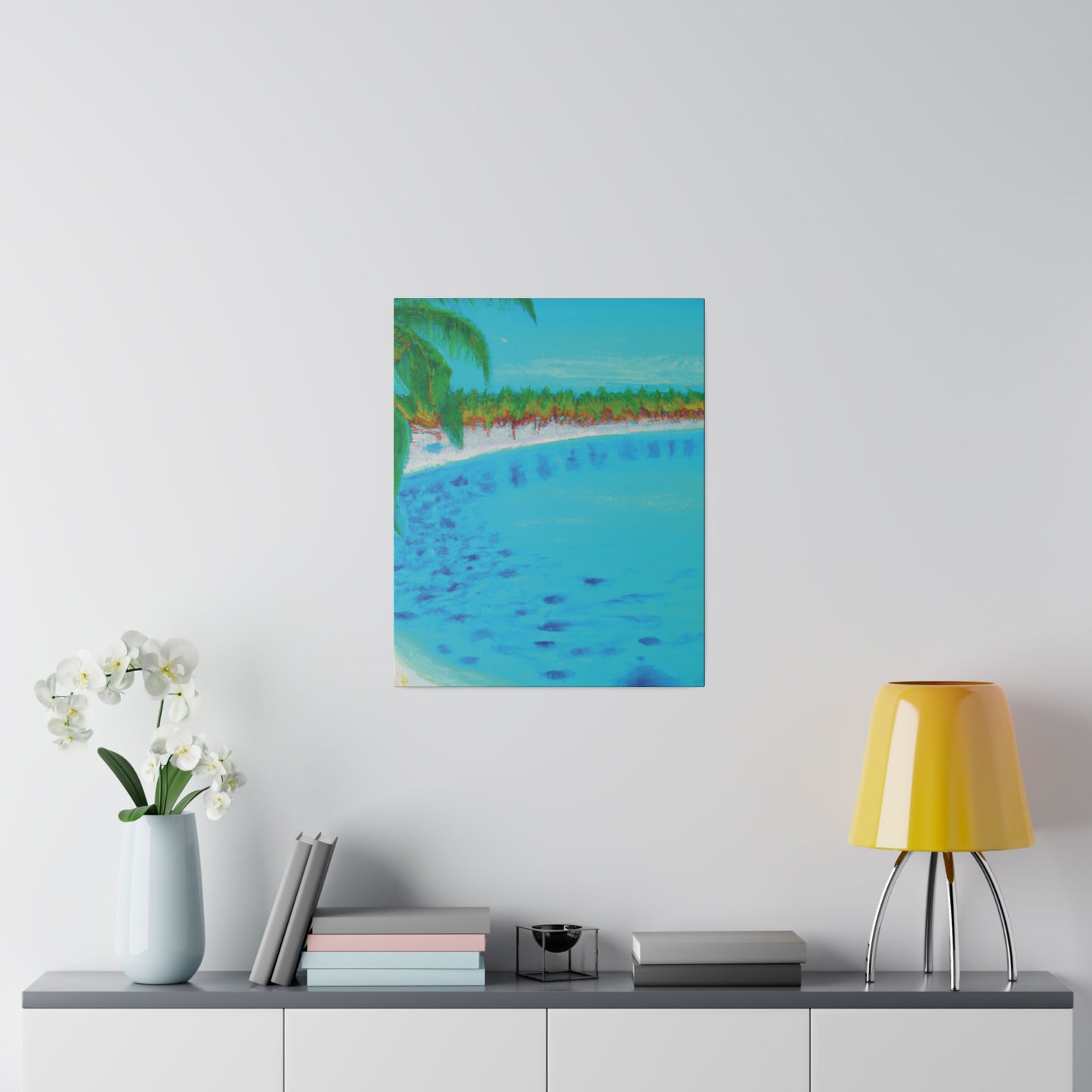 9677R - Bahamas Ocean Painting Print | Bahamas | Ocean | Beach | Poster | Home Decor | Wall Art | Canvas