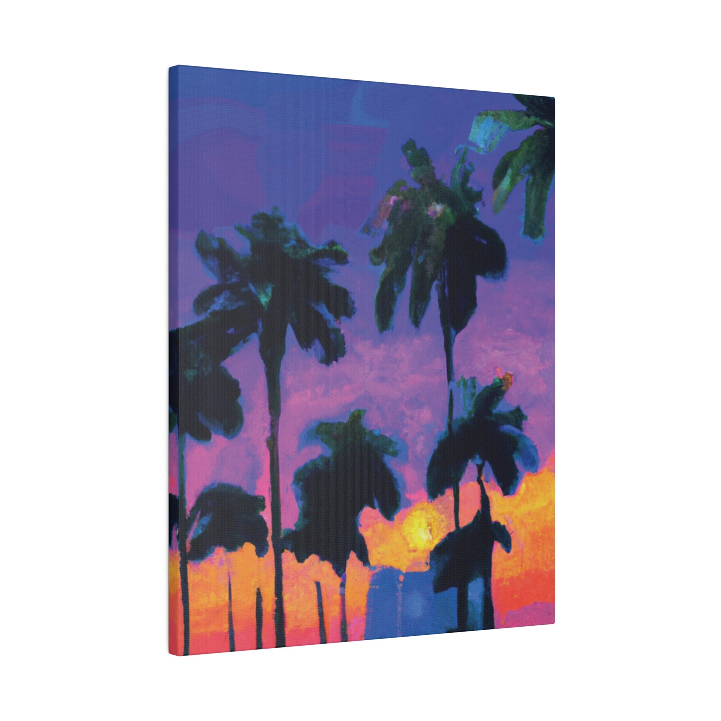 9232V - Miami Beach Sunset Painting Print | Miami | Beach | Sunset | Poster | Home Decor | Wall Art | Canvas