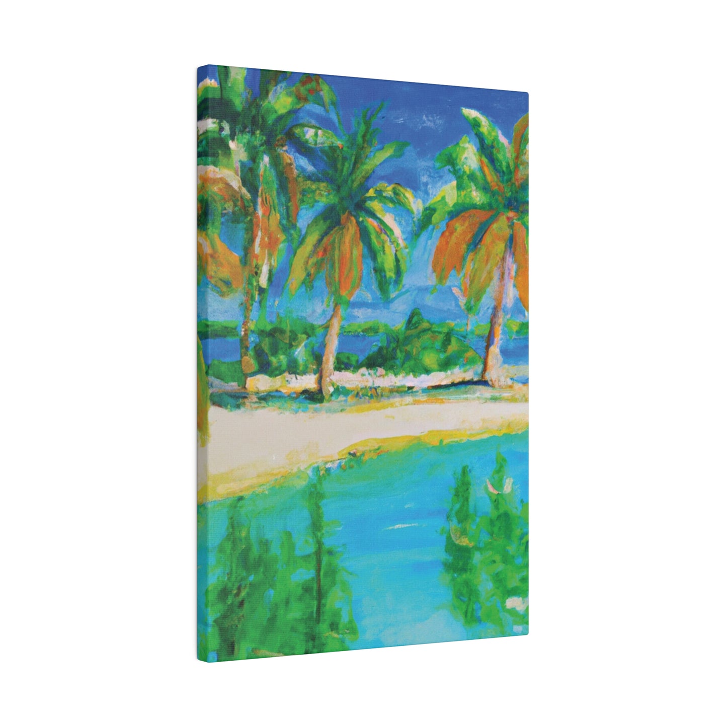 8576A - Bahamas Ocean Painting Print | Bahamas | Ocean | Beach | Poster | Home Decor | Wall Art | Canvas