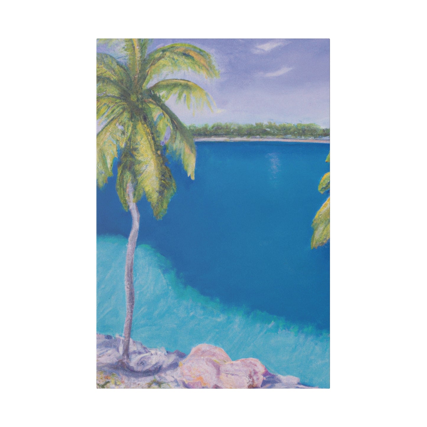 8739X - Bahamas Ocean Painting Print | Bahamas | Ocean | Beach | Poster | Home Decor | Wall Art | Canvas