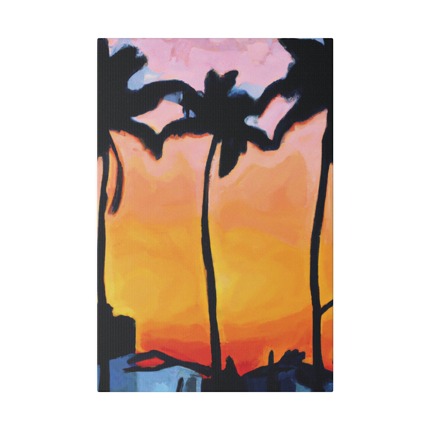 9545F - Miami Beach Sunset Painting Print | Miami | Beach | Sunset | Poster | Home Decor | Wall Art | Canvas