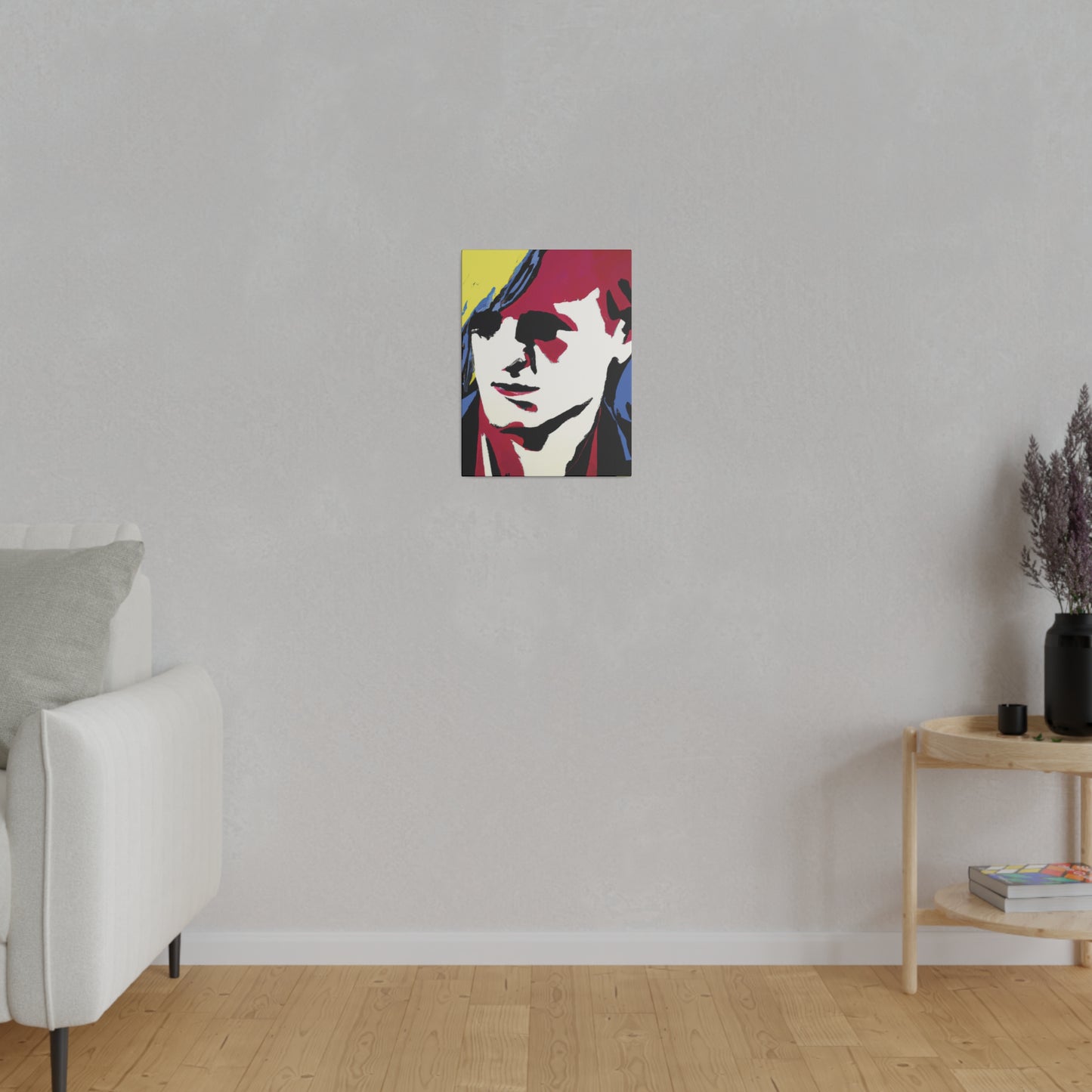 8246E - Rockstar Painting Print | Face | Abstract | Poster | Home Decor | Wall Art | Music Art | Canvas