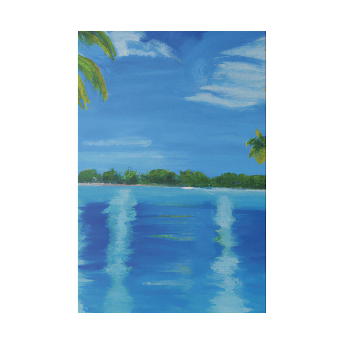 6876O - Bahamas Ocean Painting Print | Bahamas | Ocean | Beach | Poster | Home Decor | Wall Art | Canvas