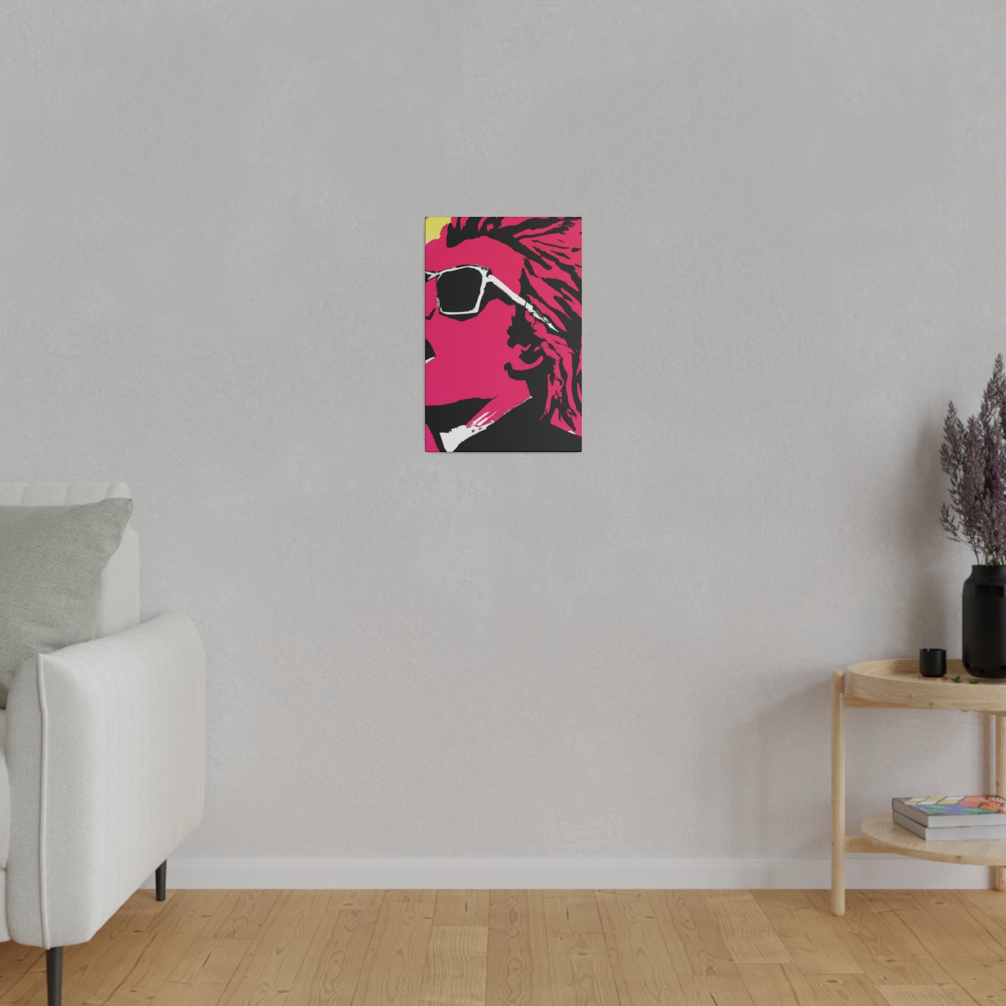 7829G - Rockstar Painting Print | Face | Abstract | Poster | Home Decor | Wall Art | Music Art | Canvas