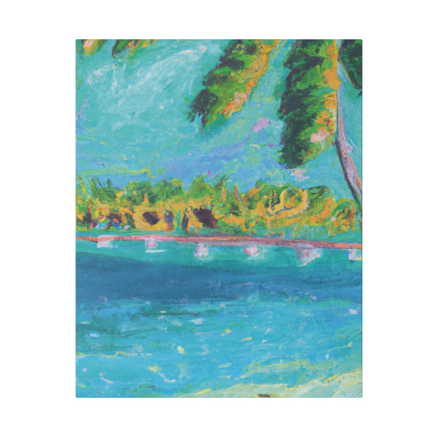 4831J - Bahamas Ocean Painting Print | Bahamas | Ocean | Beach | Poster | Home Decor | Wall Art | Canvas