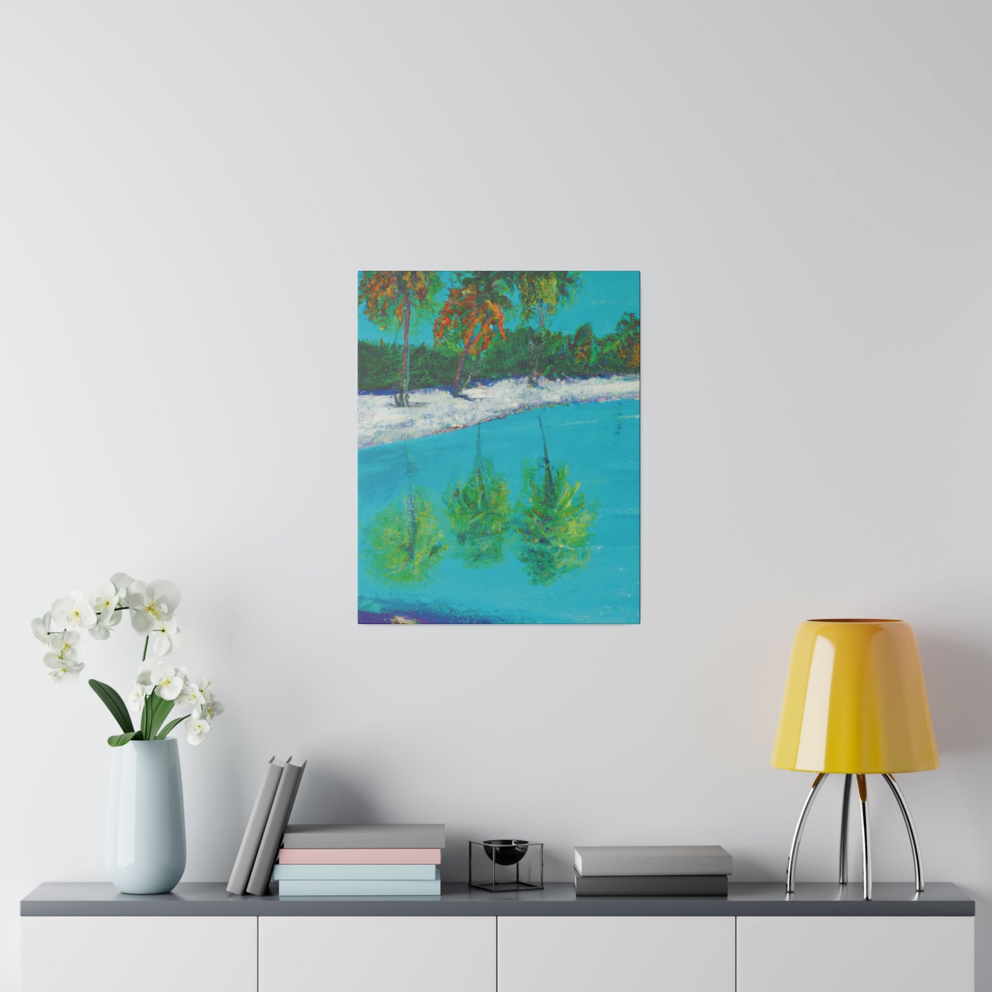 8297H - Bahamas Ocean Painting Print | Bahamas | Ocean | Beach | Poster | Home Decor | Wall Art | Canvas