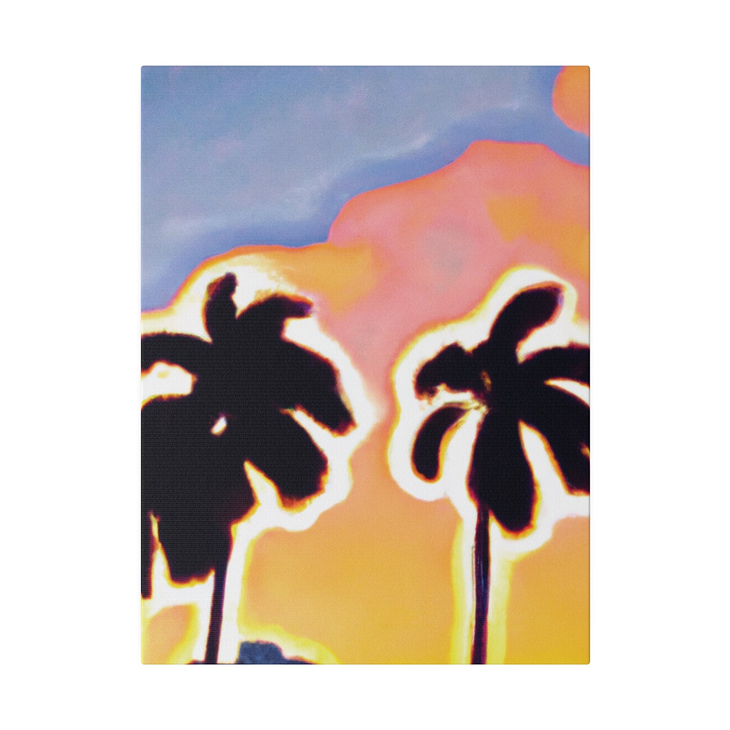 2766U - Miami Beach Sunset Painting Print | Miami | Beach | Sunset | Poster | Home Decor | Wall Art | Canvas