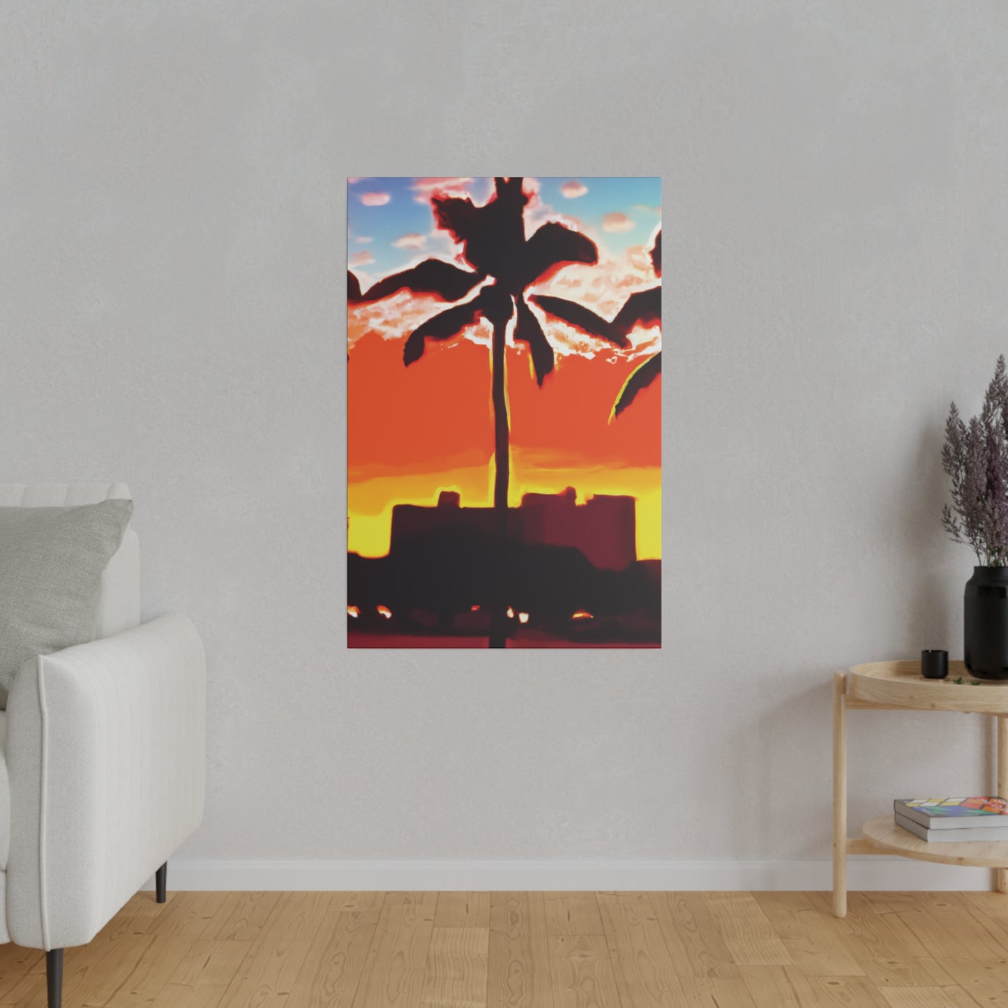 8999R - Miami Beach Sunset Painting Print | Miami | Beach | Sunset | Poster | Home Decor | Wall Art | Canvas