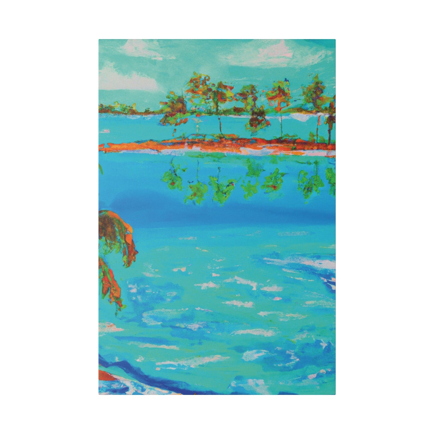 5171E - Bahamas Ocean Painting Print | Bahamas | Ocean | Beach | Poster | Home Decor | Wall Art | Canvas