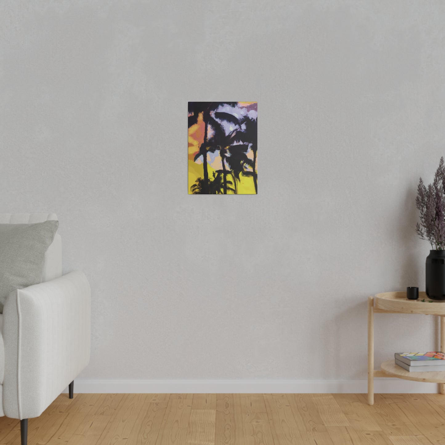 3753W - Miami Beach Sunset Painting Print | Miami | Beach | Sunset | Poster | Home Decor | Wall Art | Canvas
