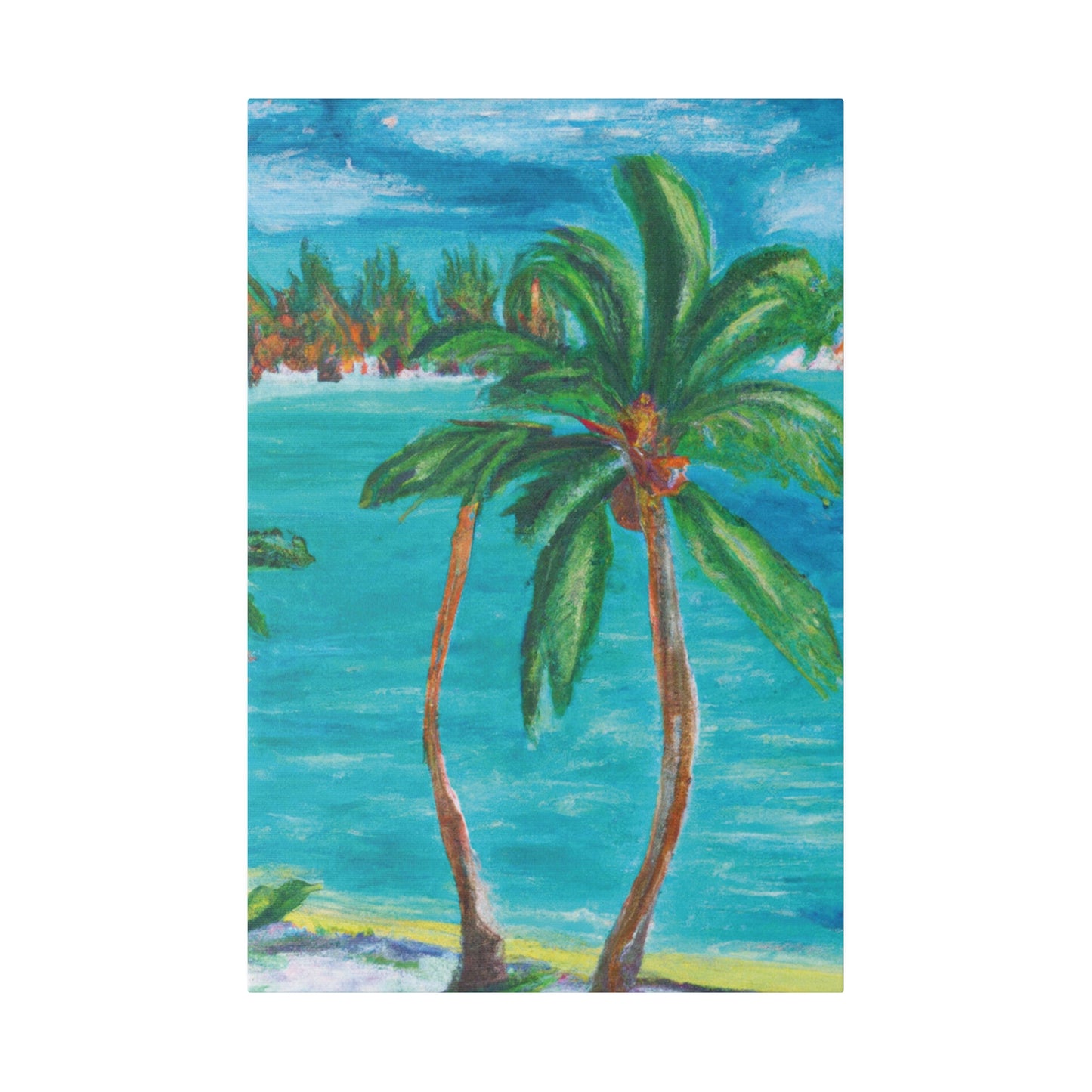 8299I - Bahamas Ocean Painting Print | Bahamas | Ocean | Beach | Poster | Home Decor | Wall Art | Canvas