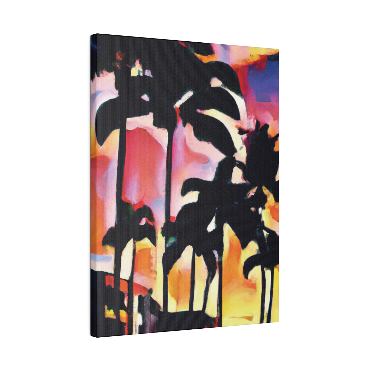 4986G - Miami Beach Sunset Painting Print | Miami | Beach | Sunset | Poster | Home Decor | Wall Art | Canvas