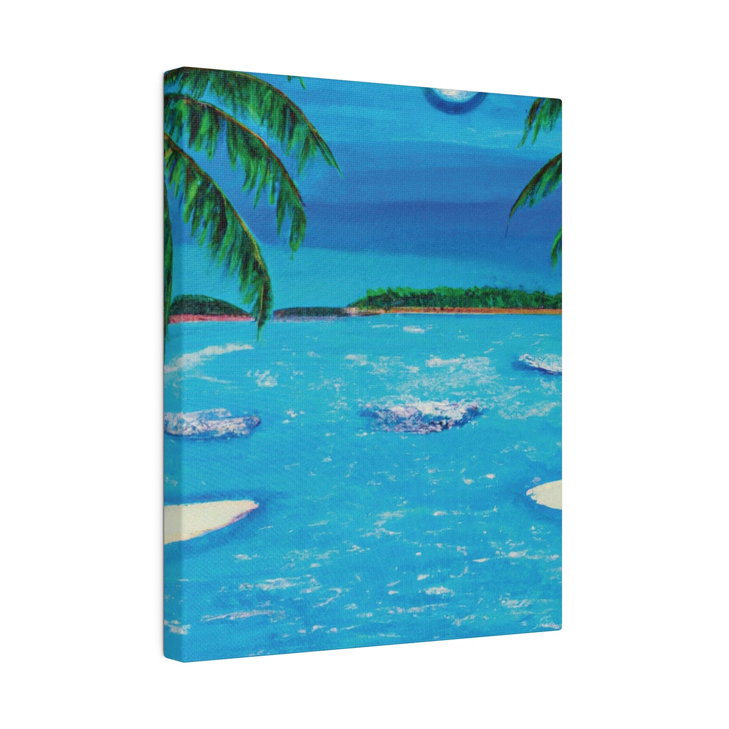 7239Z - Bahamas Ocean Painting Print | Bahamas | Ocean | Beach | Poster | Home Decor | Wall Art | Canvas