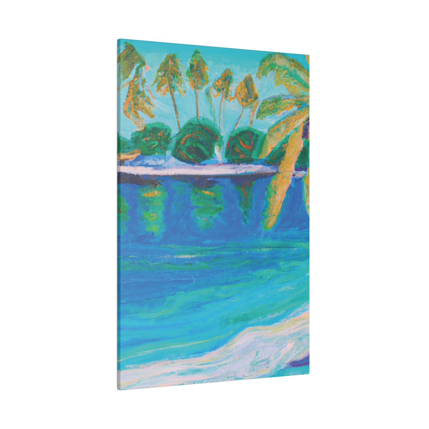 8975V - Bahamas Ocean Painting Print | Bahamas | Ocean | Beach | Poster | Home Decor | Wall Art | Canvas