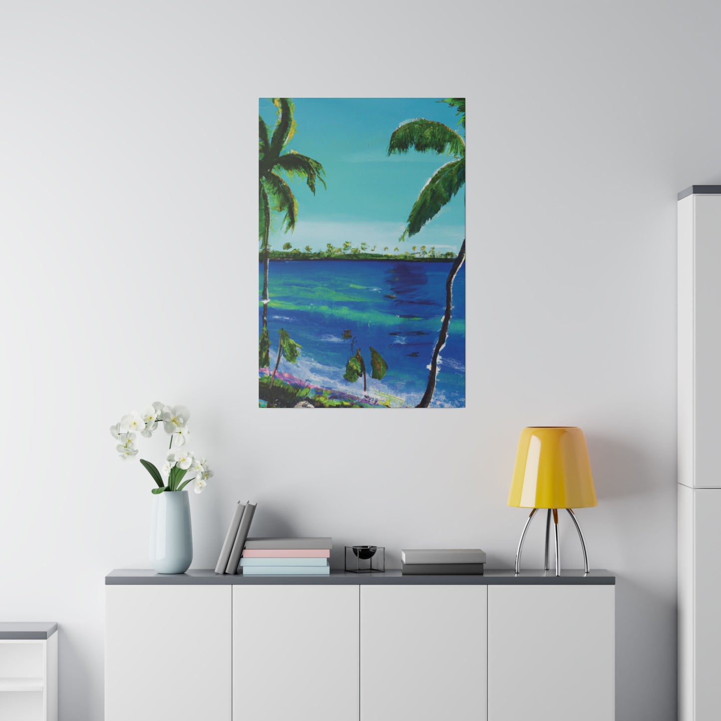 5491V - Bahamas Ocean Painting Print | Bahamas | Ocean | Beach | Poster | Home Decor | Wall Art | Canvas