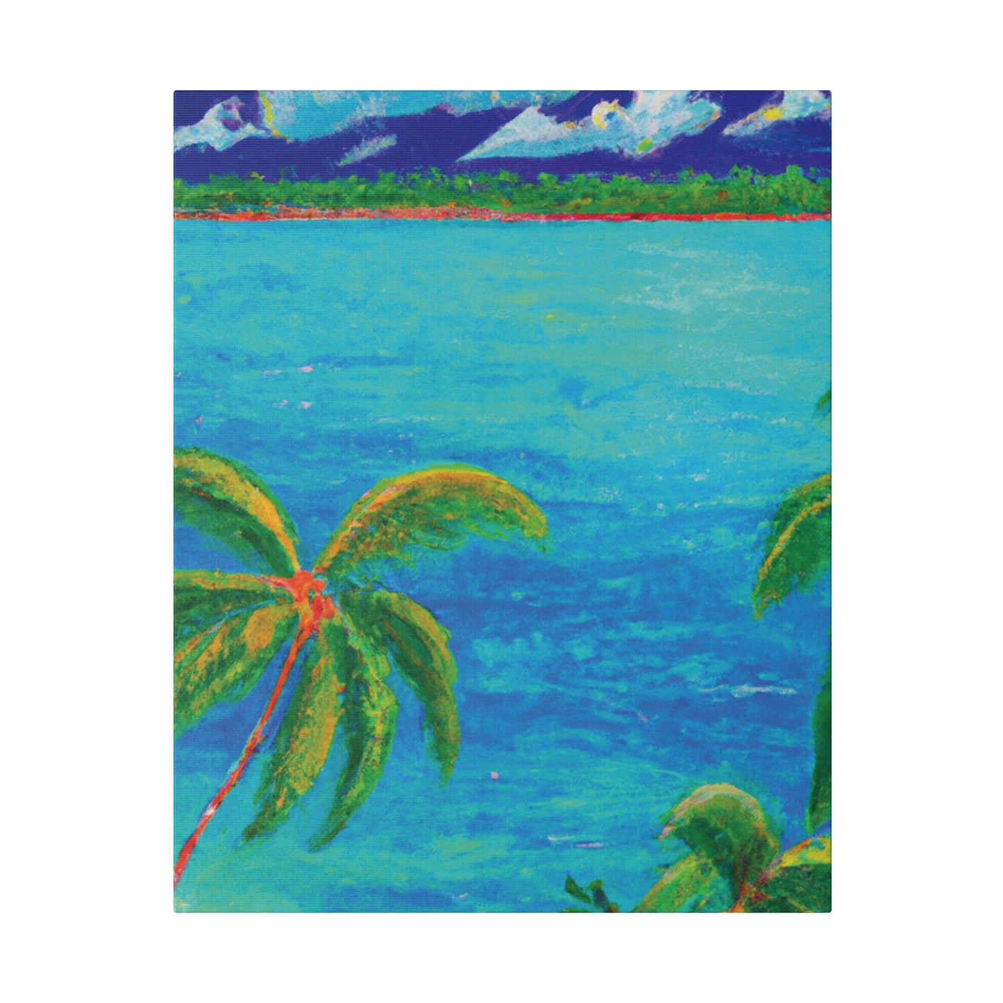 5654U - Bahamas Ocean Painting Print | Bahamas | Ocean | Beach | Poster | Home Decor | Wall Art | Canvas