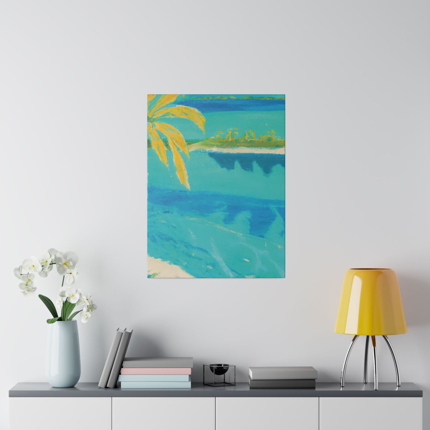 9110Q - Bahamas Ocean Painting Print | Bahamas | Ocean | Beach | Poster | Home Decor | Wall Art | Canvas