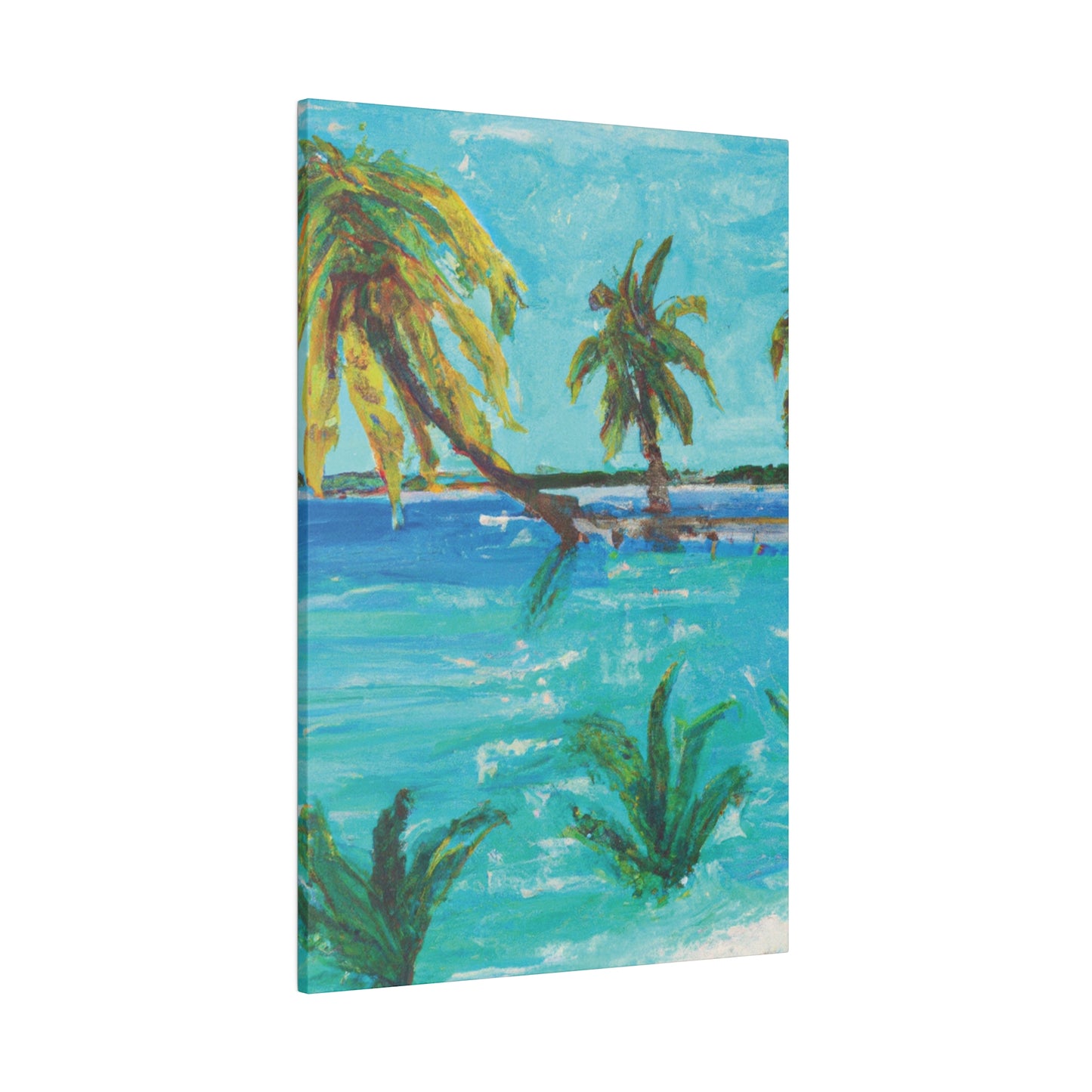 3256T - Bahamas Ocean Painting Print | Bahamas | Ocean | Beach | Poster | Home Decor | Wall Art | Canvas