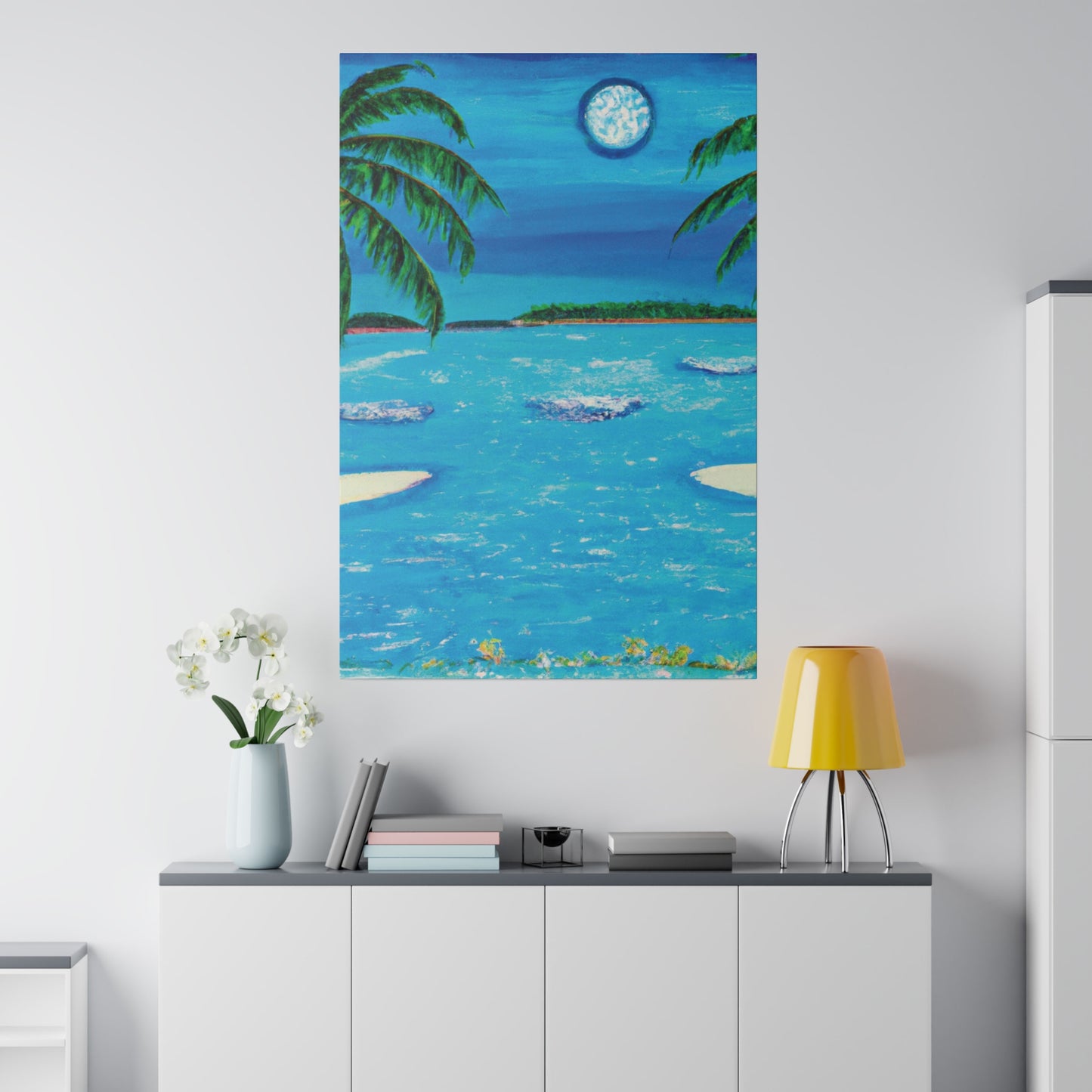 7239Z - Bahamas Ocean Painting Print | Bahamas | Ocean | Beach | Poster | Home Decor | Wall Art | Canvas