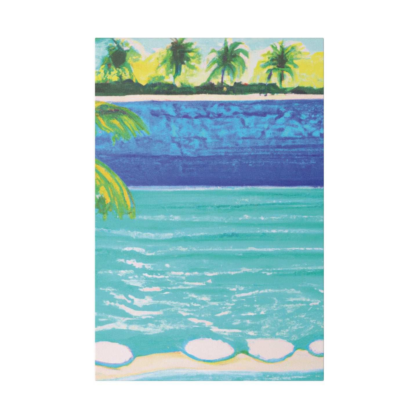 4234Z - Bahamas Ocean Painting Print | Bahamas | Ocean | Beach | Poster | Home Decor | Wall Art | Canvas