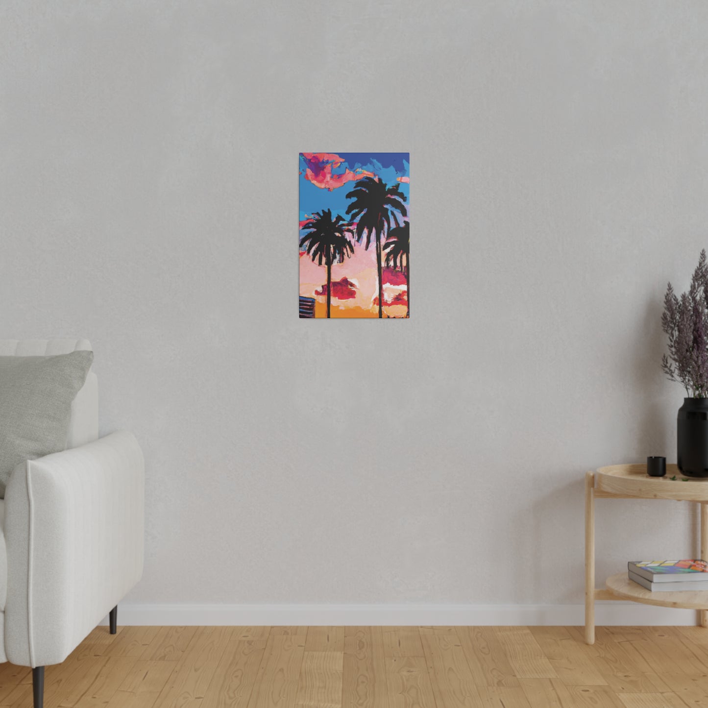 4347Z - Miami Beach Sunset Painting Print | Miami | Beach | Sunset | Poster | Home Decor | Wall Art | Canvas