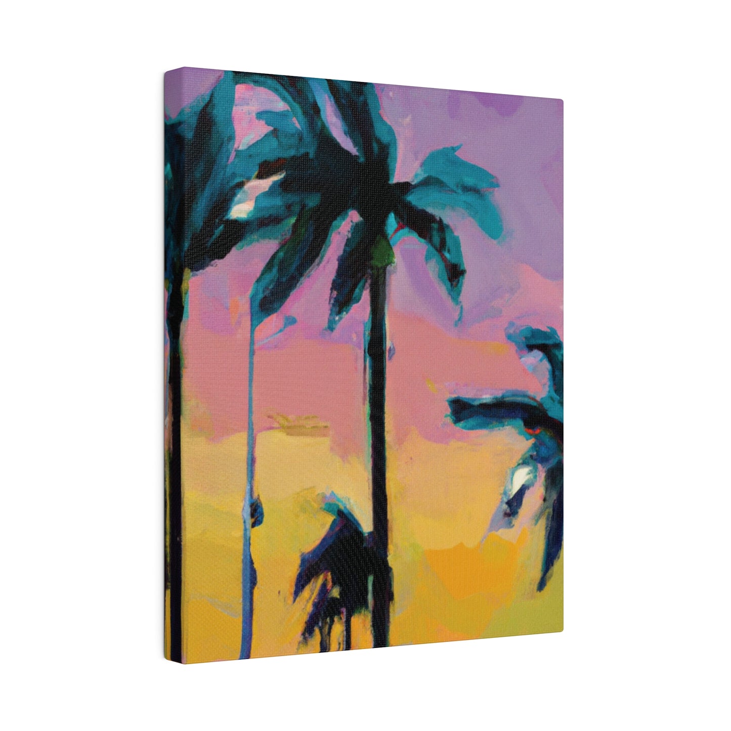 510K - Miami Beach Sunset Painting Print | Miami | Beach | Sunset | Poster | Home Decor | Wall Art | Canvas