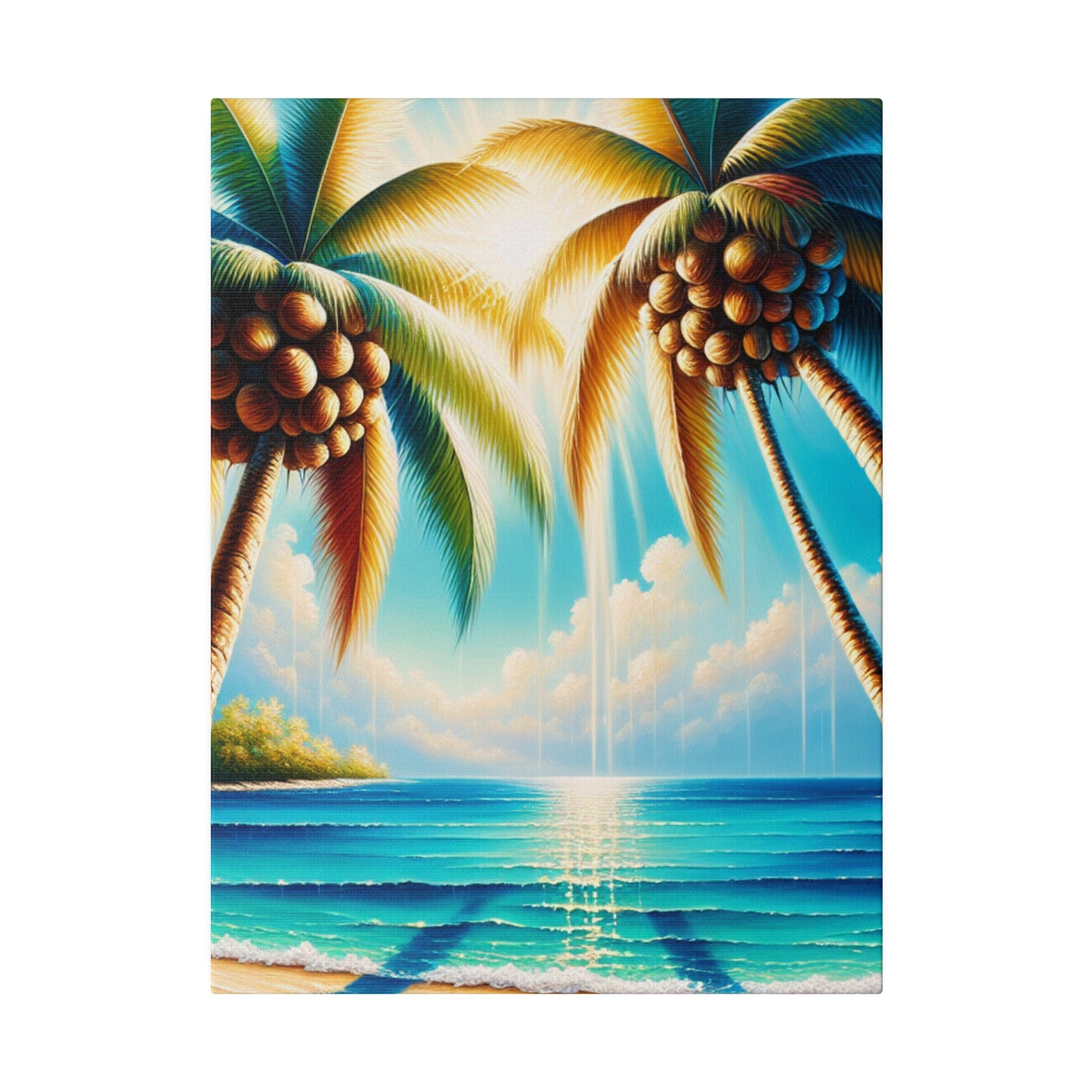 3627F - Bahamas Ocean Painting Print | Bahamas | Ocean | Beach | Poster | Home Decor | Wall Art | Canvas