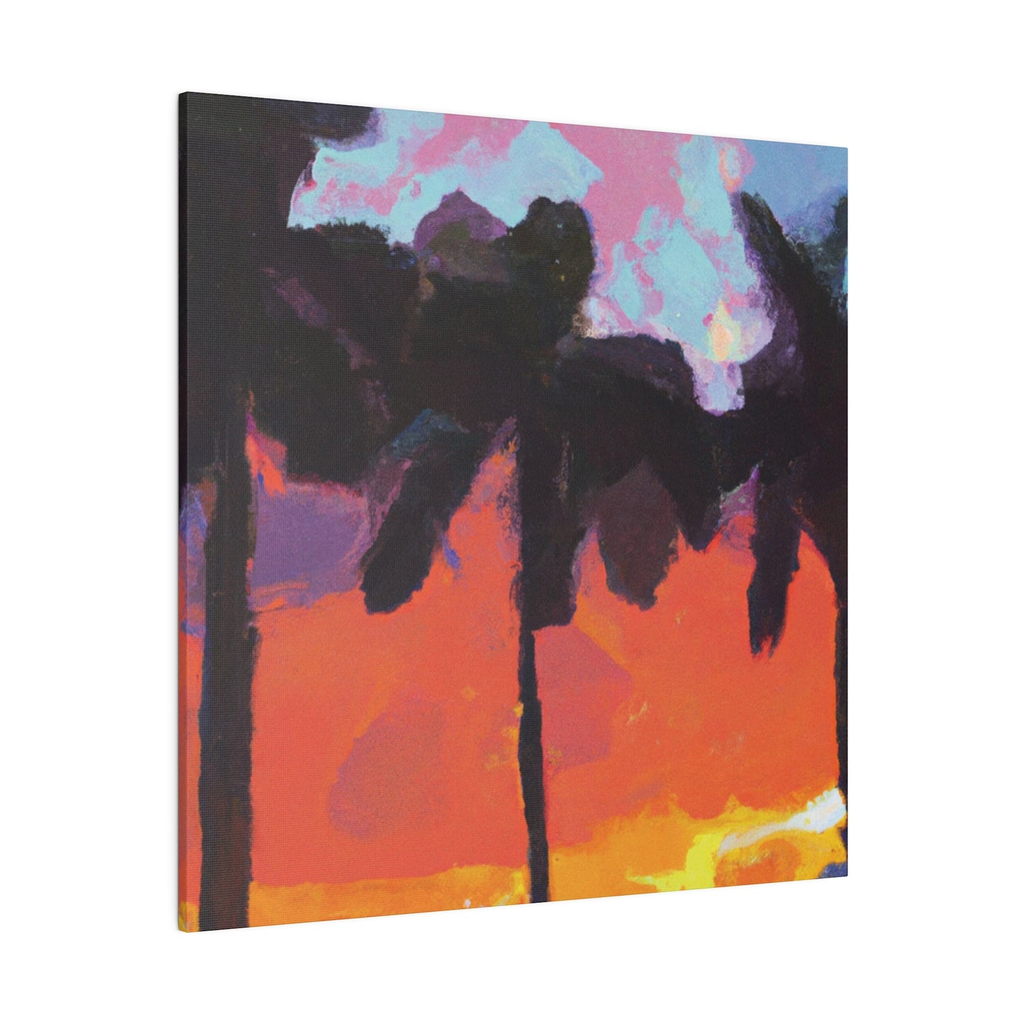 9276D - Miami Beach Sunset Painting Print | Miami | Beach | Sunset | Poster | Home Decor | Wall Art | Canvas