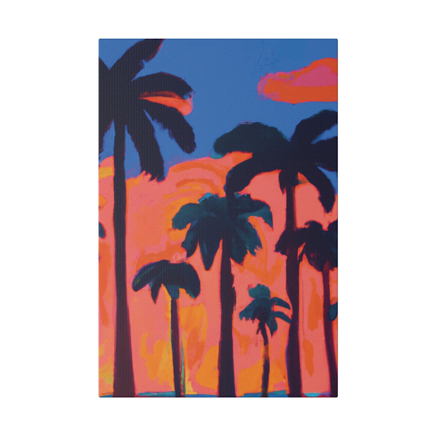 3239C - Miami Beach Sunset Painting Print | Miami | Beach | Sunset | Poster | Home Decor | Wall Art | Canvas