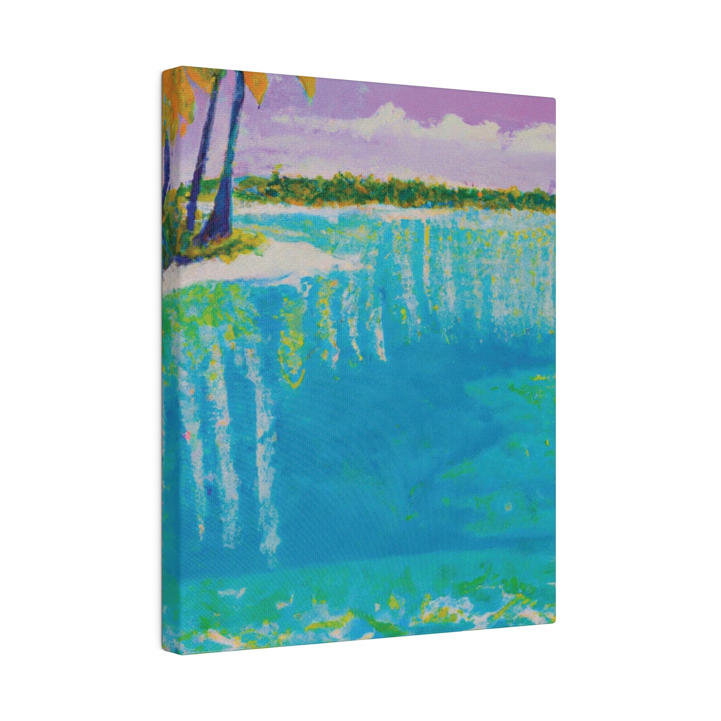 4568K - Bahamas Ocean Painting Print | Bahamas | Ocean | Beach | Poster | Home Decor | Wall Art | Canvas