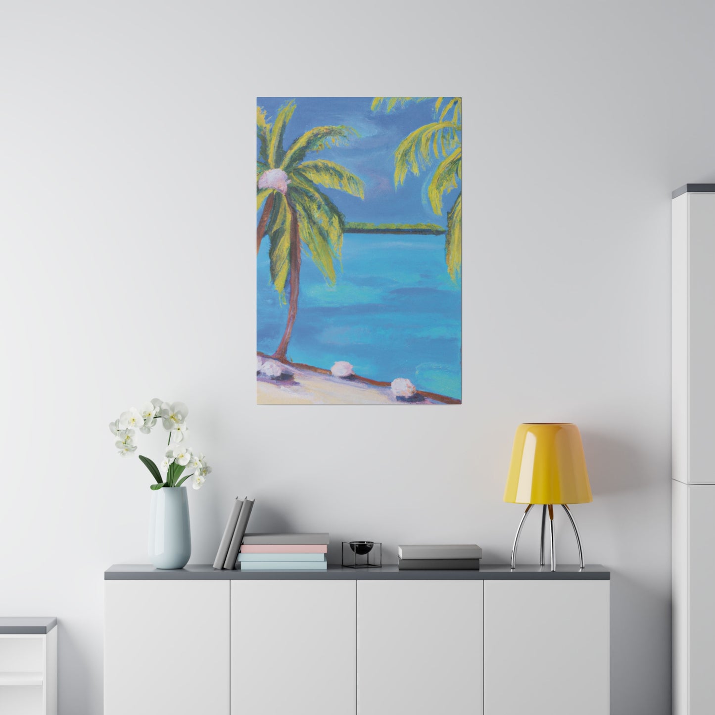 8164W - Bahamas Ocean Painting Print | Bahamas | Ocean | Beach | Poster | Home Decor | Wall Art | Canvas