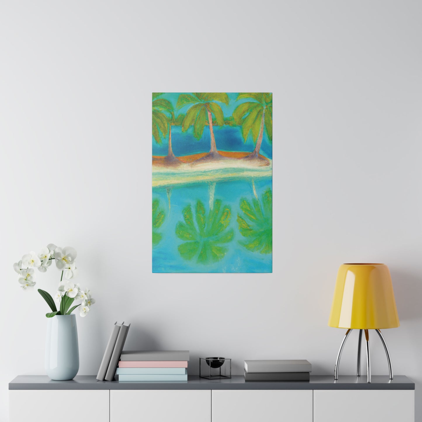 3294K - Bahamas Ocean Painting Print | Bahamas | Ocean | Beach | Poster | Home Decor | Wall Art | Canvas