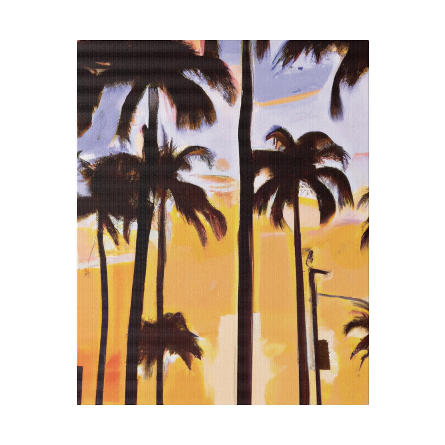 8392O - Miami Beach Sunset Painting Print | Miami | Beach | Sunset | Poster | Home Decor | Wall Art | Canvas