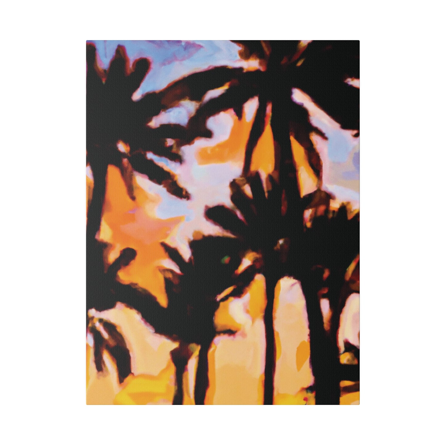 6159K - Miami Beach Sunset Painting Print | Miami | Beach | Sunset | Poster | Home Decor | Wall Art | Canvas