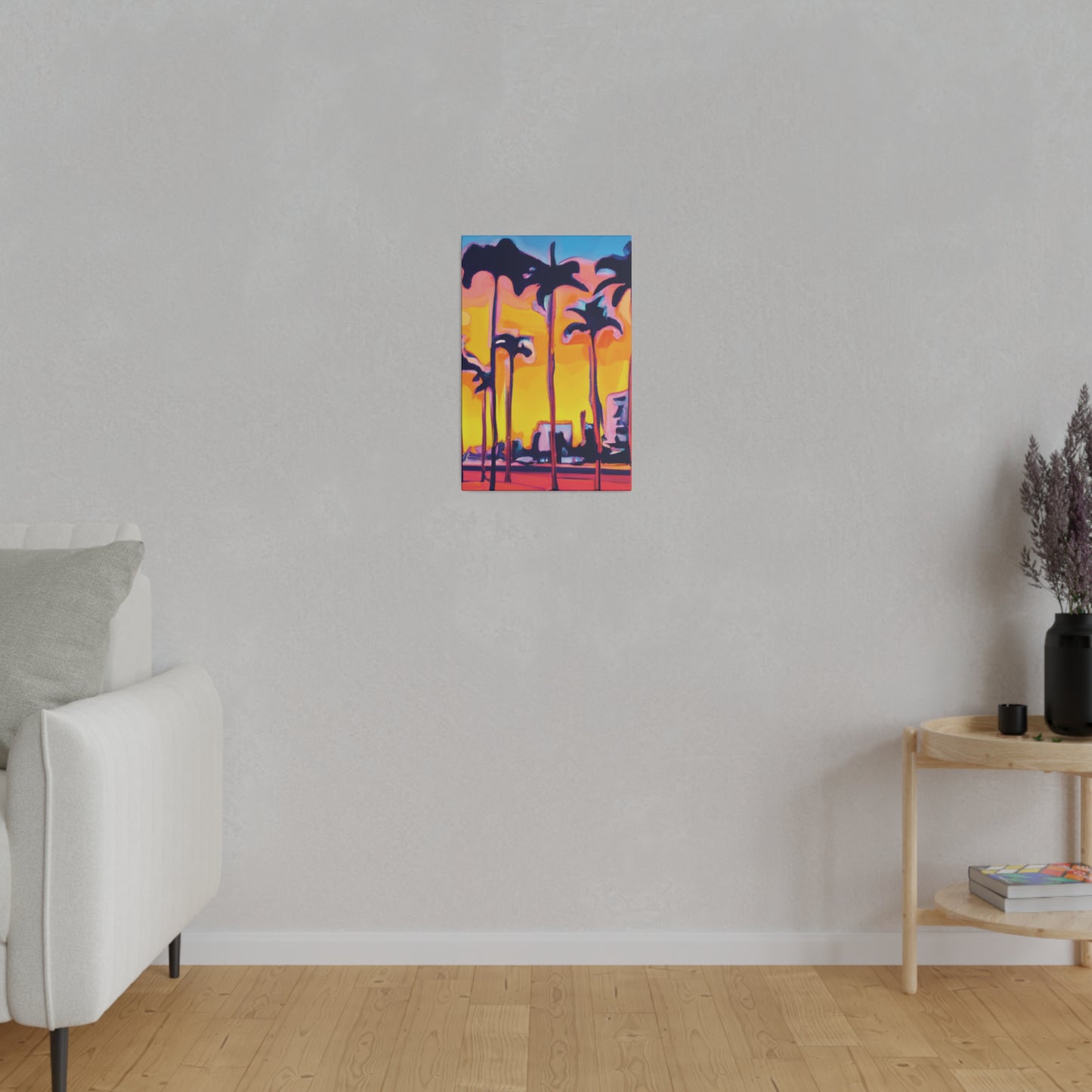 9692W - Miami Beach Sunset Painting Print | Miami | Beach | Sunset | Poster | Home Decor | Wall Art | Canvas