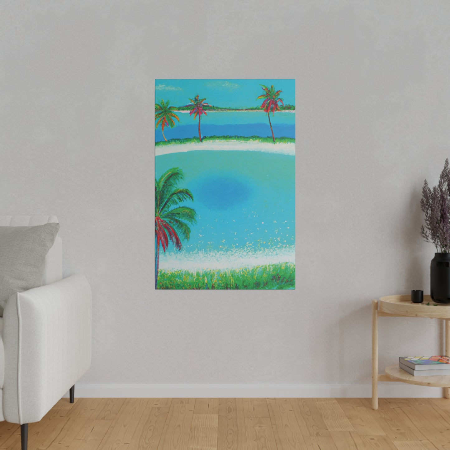 2198G - Bahamas Ocean Painting Print | Bahamas | Ocean | Beach | Poster | Home Decor | Wall Art | Canvas